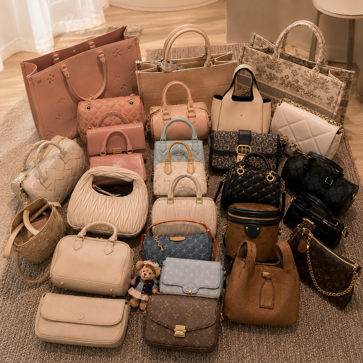 Handbags in Specific Styles