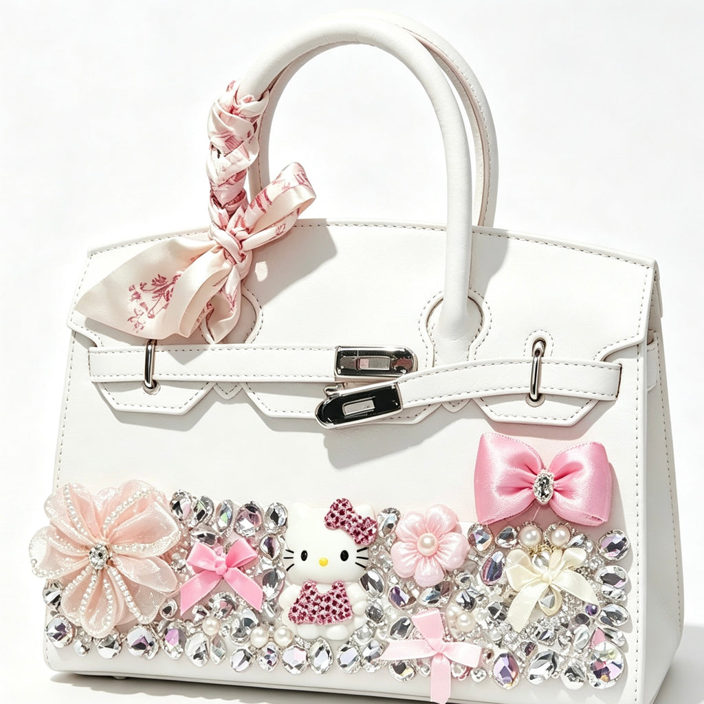 HK Bling Crystal Handbag 30CM