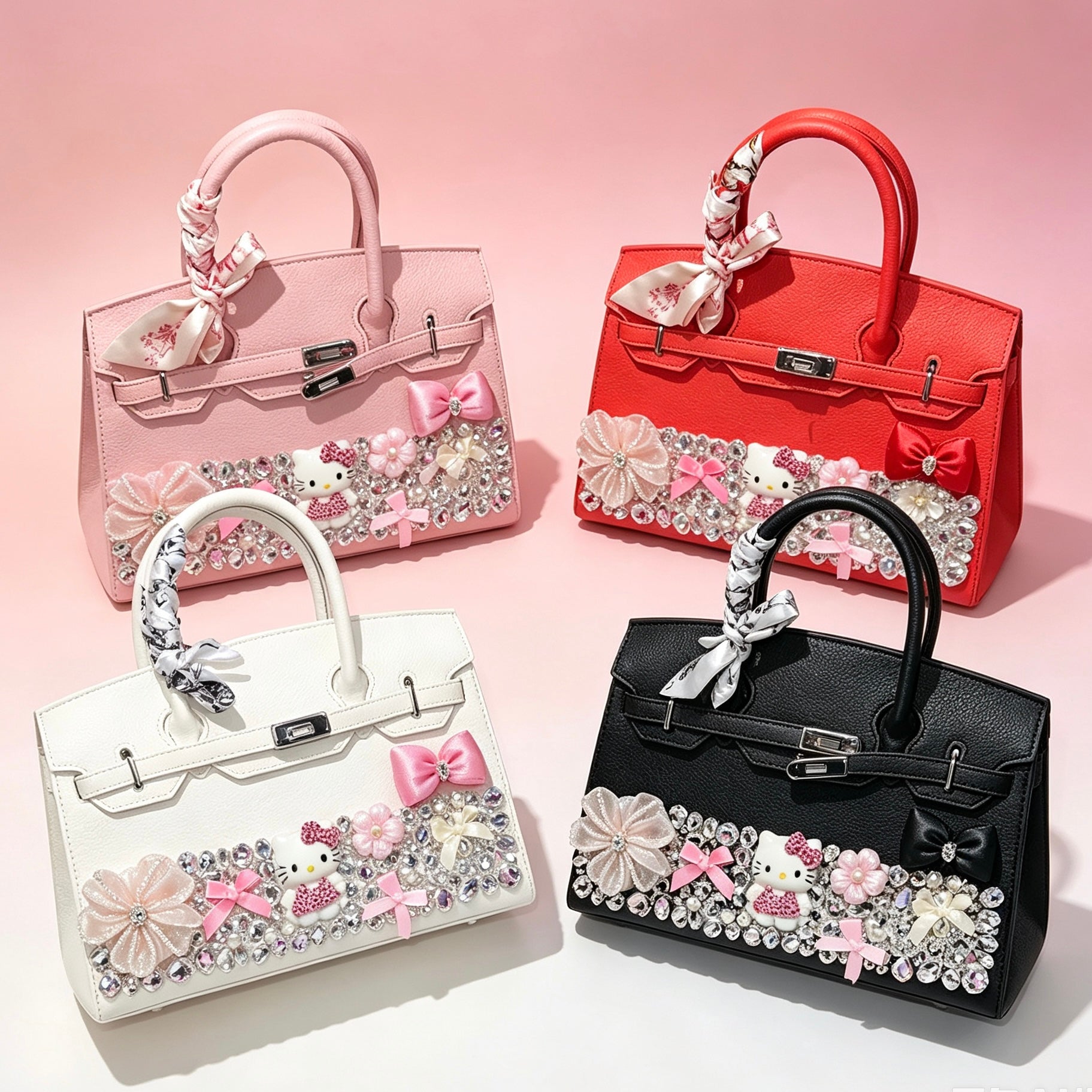 HK Bling Crystal Handbag 30CM