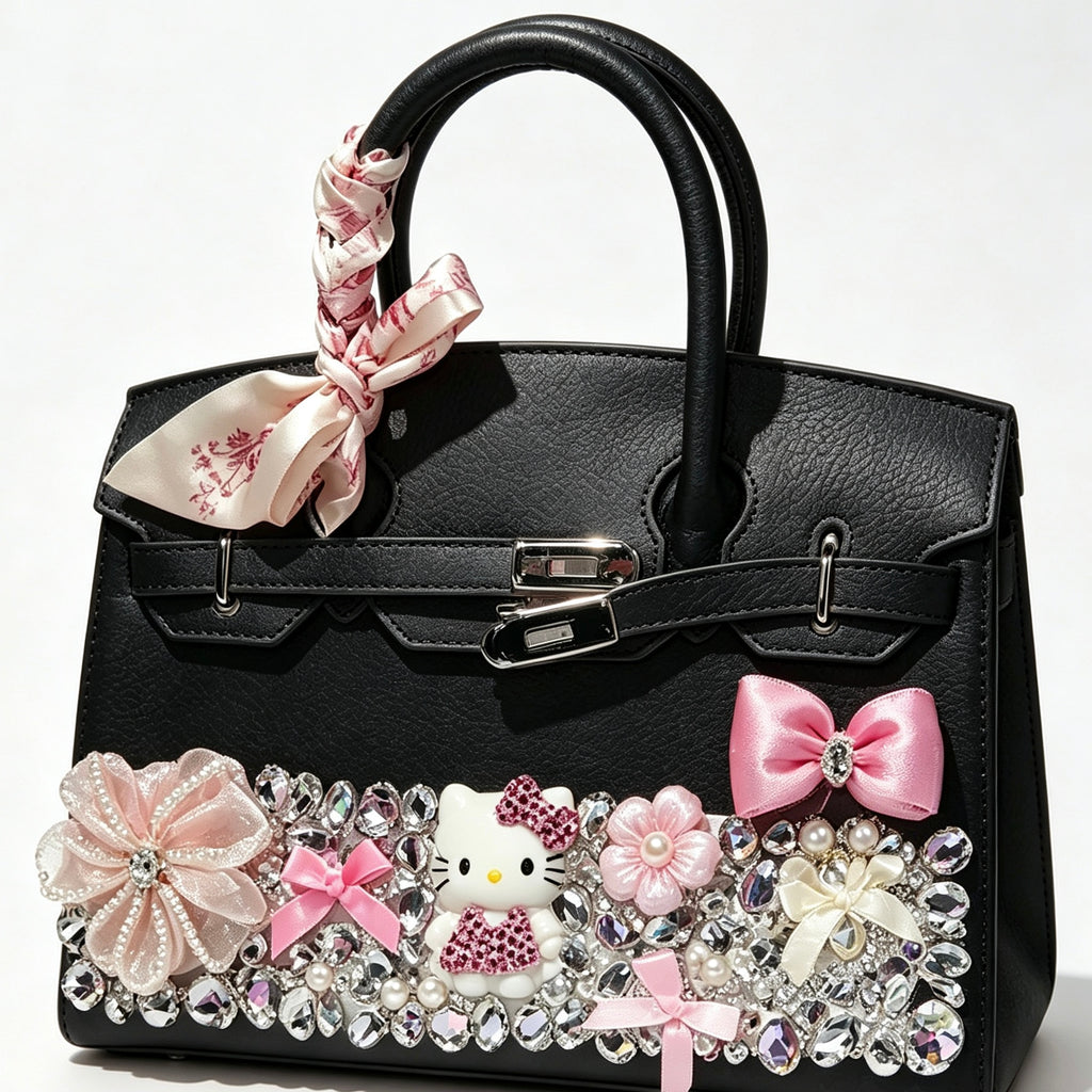 HK Bling Crystal Handbag 30CM