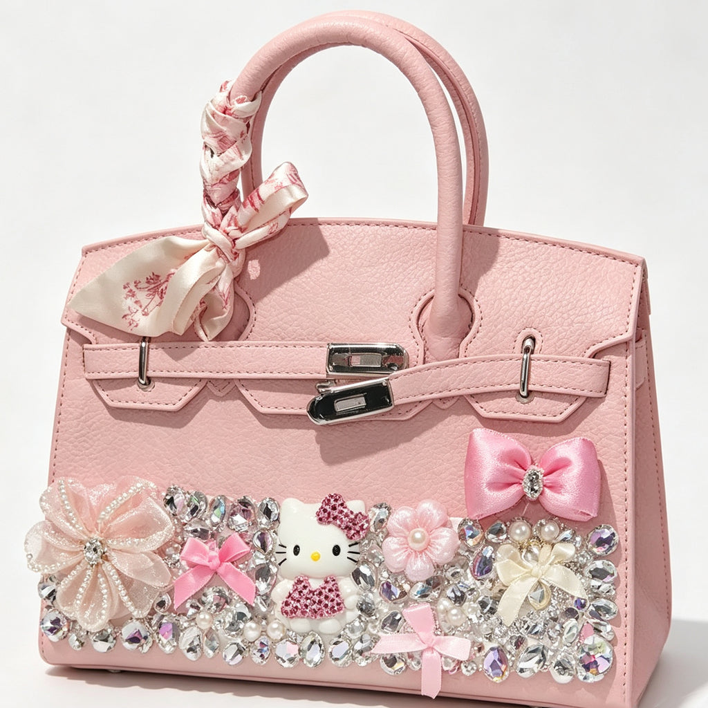 HK Bling Crystal Handbag 30CM