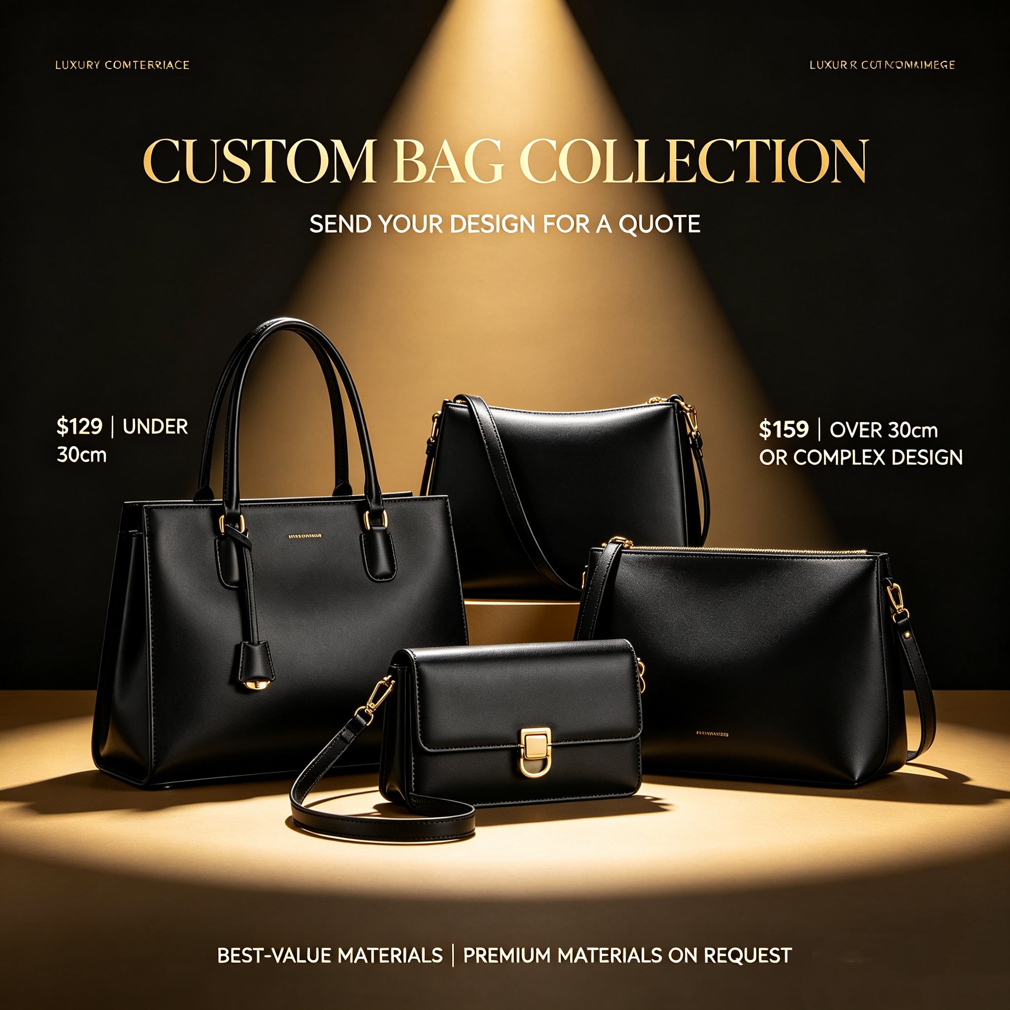 Handbags in Specific Styles