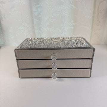 Three-Layer Sparkly Jewelry Box ✨