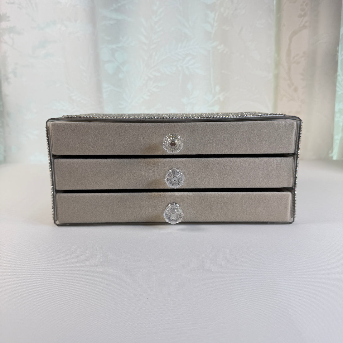 Three-Layer Sparkly Jewelry Box ✨