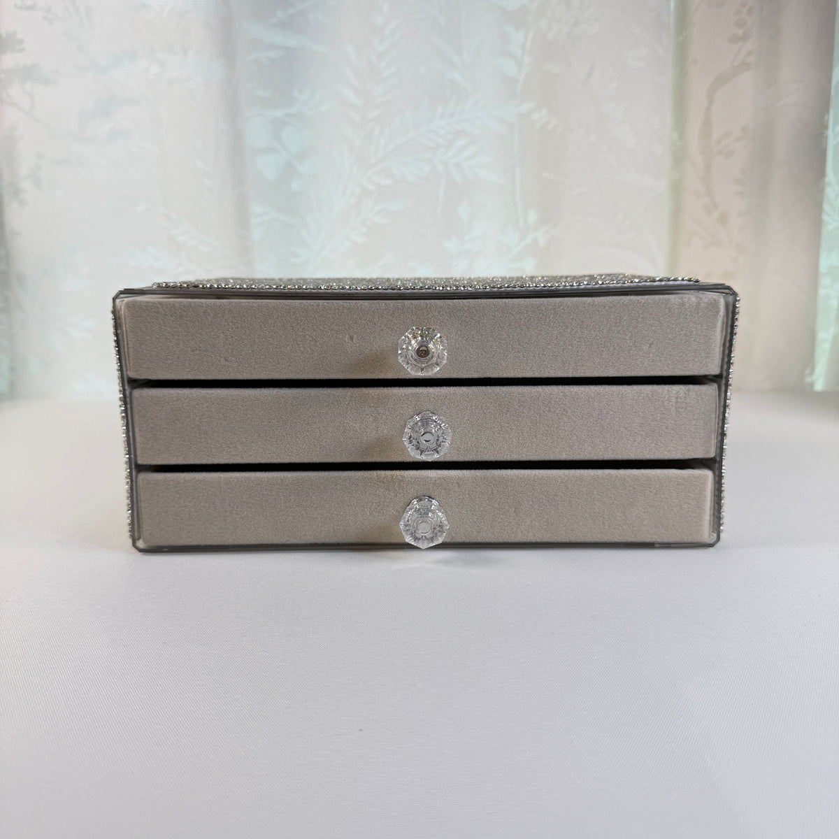 Three-Layer Sparkly Jewelry Box ✨